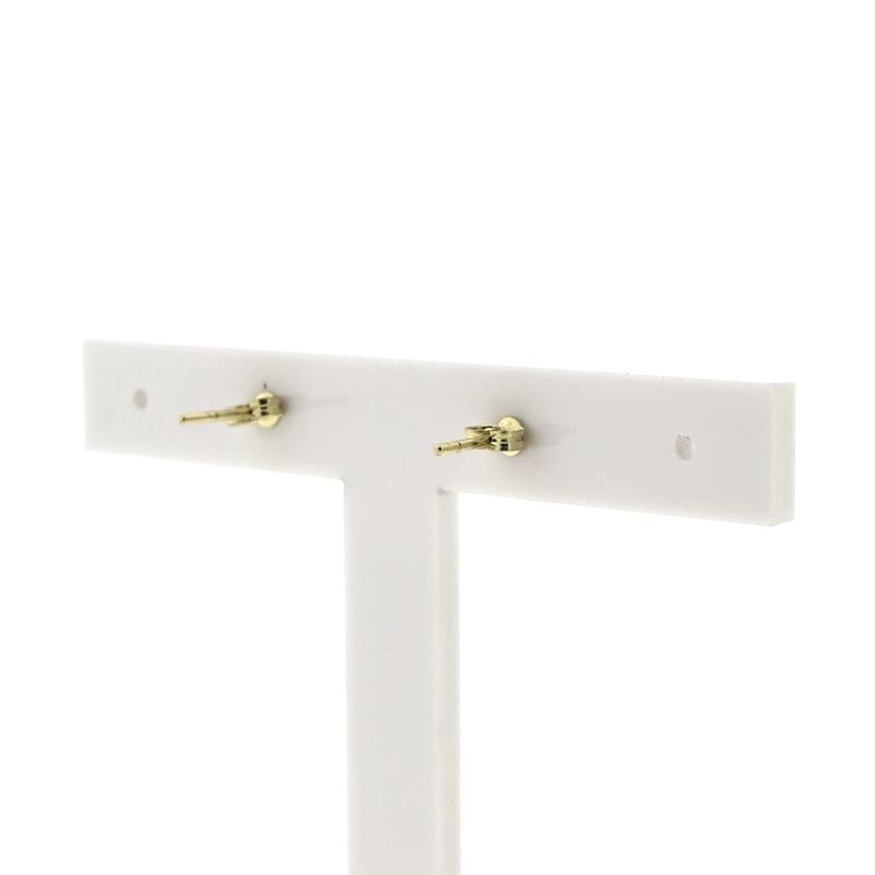 Image 4 of Gold heart-shaped stud earrings