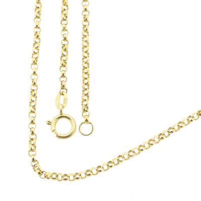 Image 1 of 8-karat Jasseron link chain | 42.5 cm