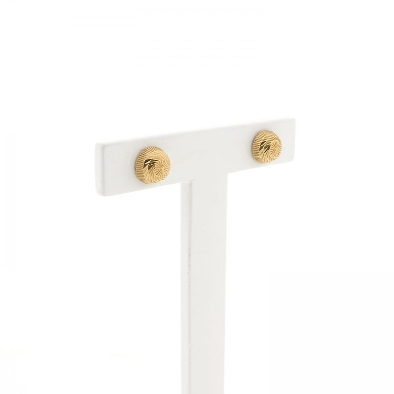 Image 3 of Vintage gold stud earrings