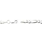 Image 3 of Silver Figaro link chain | 70.5 cm