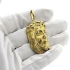 Image 6 of Gold pendant of Jesus with a crown of thorns
