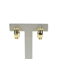 Toni Gard luxury gold hoop earrings; Ø 17 mm