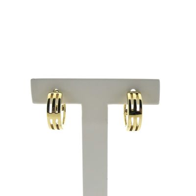 Image 1 of Toni Gard luxury gold hoop earrings; Ø 17 mm
