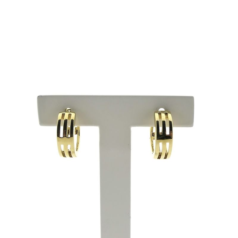 Image 1 of Toni Gard luxury gold hoop earrings; Ø 17 mm
