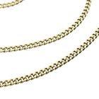 Image 5 of Gold gourmet link chain | 50 cm