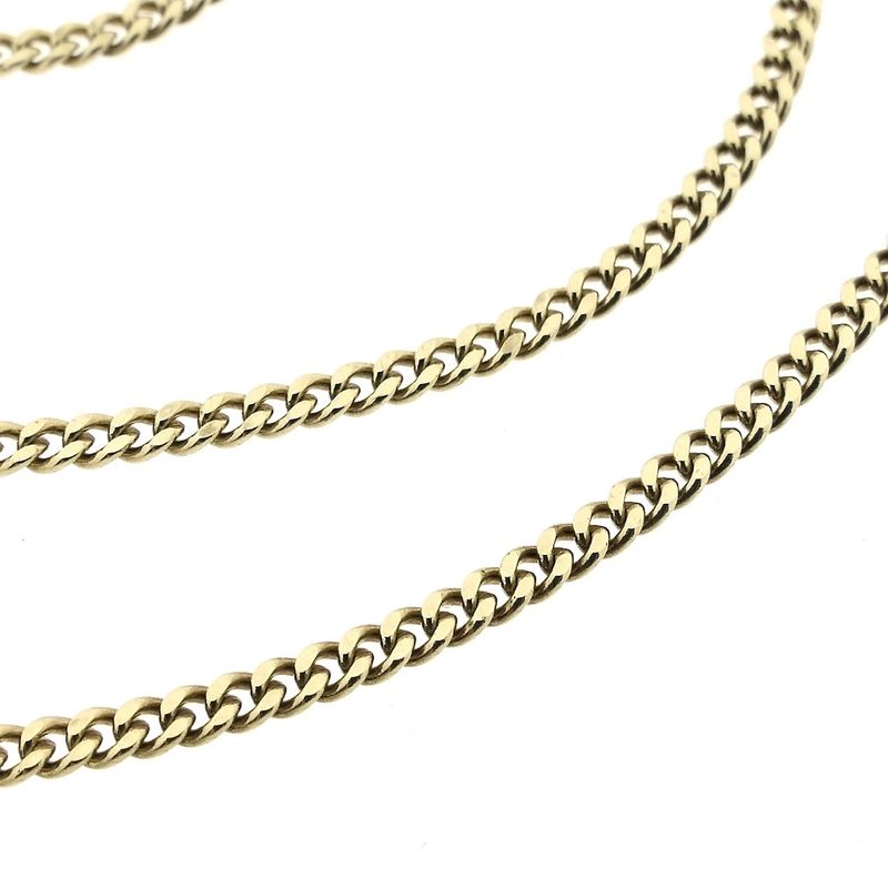 Image 5 of Gold gourmet link chain | 50 cm