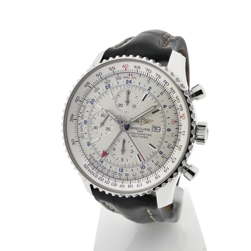 Image 9 of Breitling Navitimer World GMT A24322; Automatic men's watch