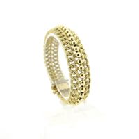 Golden fantasy link bracelet | 18 cm