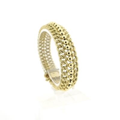 Image 1 of Golden fantasy link bracelet | 18 cm