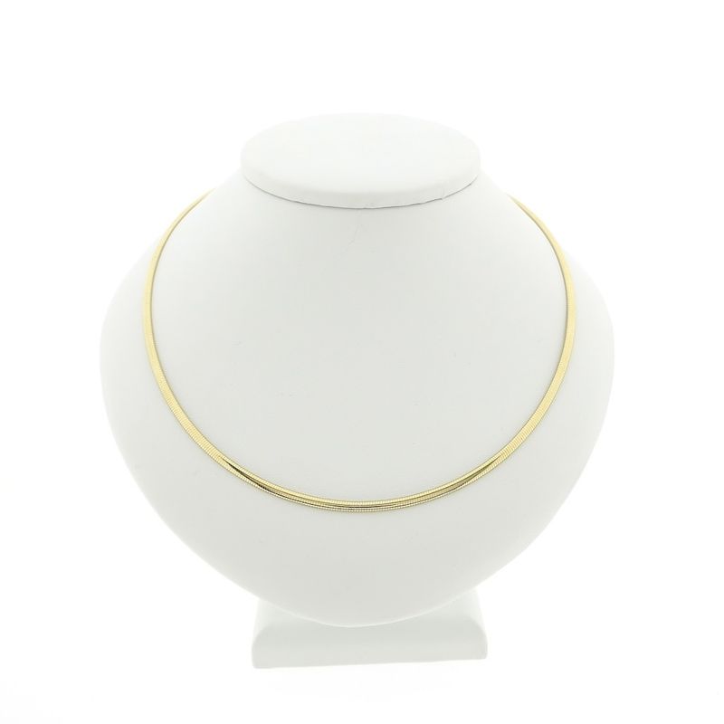 Image 1 of Gold Omega link necklace | 42.5 cm