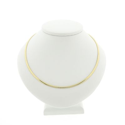 Gold Omega link necklace | 42.5 cm Image 1 of Gold Omega link necklace | 42.5 cm