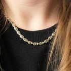 Image 7 of Two-tone gold fantasy link chain