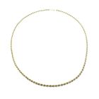 Image 5 of Gold long twisted link chain