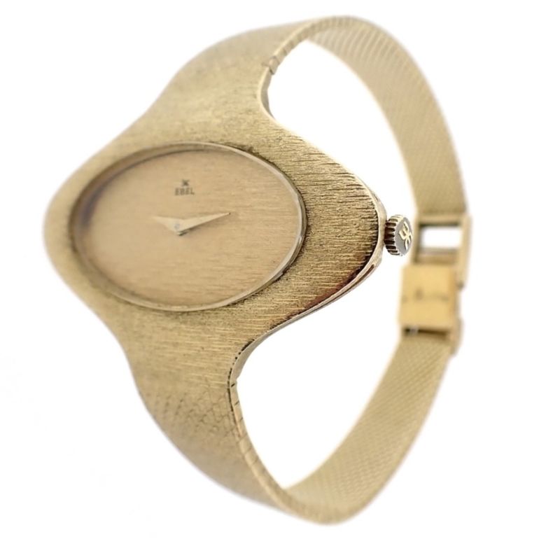 Image 1 of Ebel vintage 'spaceship' 18k gold ladies' watch