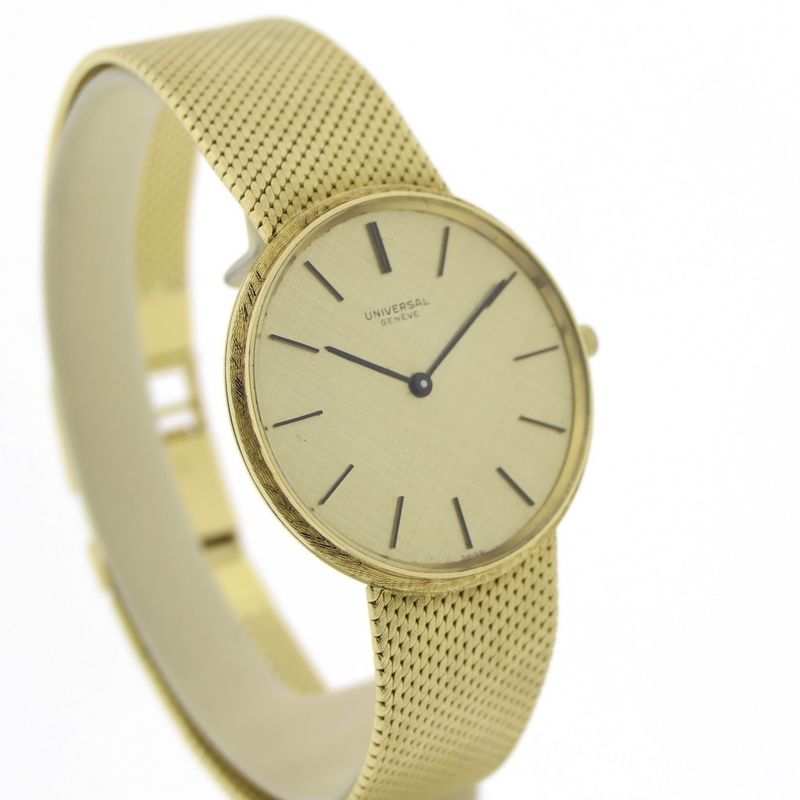 Image 3 of Universal Geneva; Vintage 18k gold men's watch
