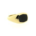 Image 4 of Gold signet ring with onyx
