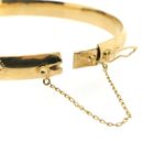 Image 2 of Gold slave bracelet with engravings; Size M