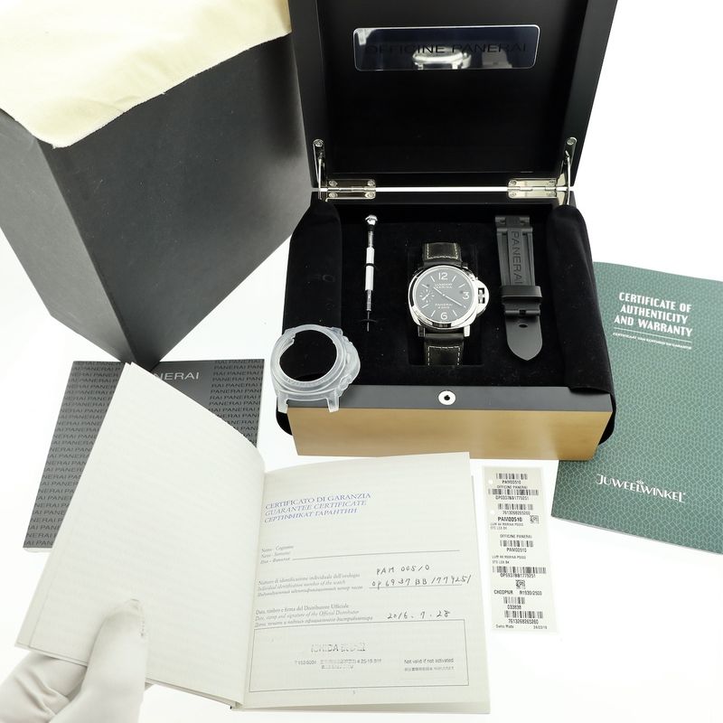 Image 19 of Panerai Luminor '8 Days' PAM00510; Men's watch with 8 days power reserve