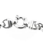 Image 4 of Silver robust jasseron link bracelet | 19.5 cm