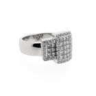 Image 4 of 18K white gold ring with diamonds; Exclusive | 1.17 ct.