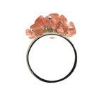 Image 8 of Silver ring with rose quartz beads