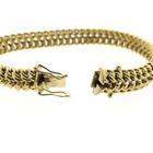 Image 5 of Gold French gourmet link bracelet