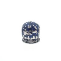 Pandora charm; Silver; Christmas Crystal Ball