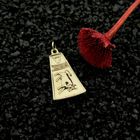 Image 2 of 8 carat Taurus zodiac sign pendant.