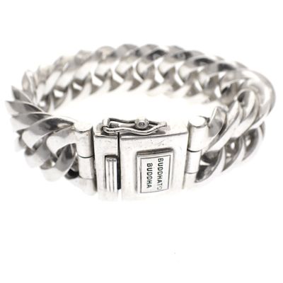 Image 1 of Silver Buddha to Buddha bracelet | 20 cm