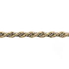 Image 5 of Two-tone gold twisted necklace | 61 cm