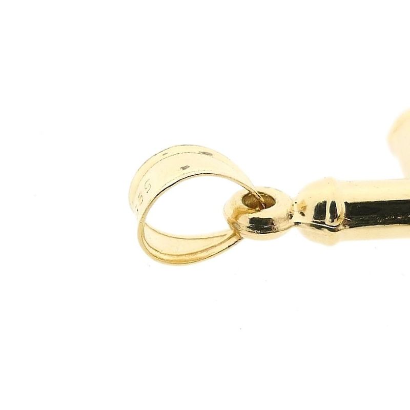 Image 5 of Bicolor Gold Cross Pendant