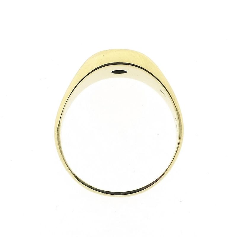 Image 5 of Gold men's ring with diamond; 0.20 ct.