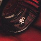 Image 2 of White gold pendant with diamond | 0.22 ct.