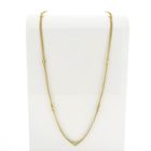 Image 1 of Gold long anchor link necklace