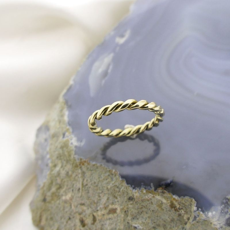 Image 2 of Gold twisted ring