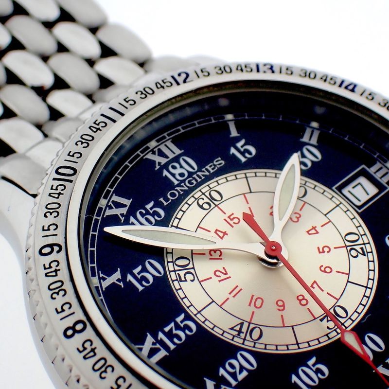 Image 4 of Longines Lindbergh; men's pilot watch