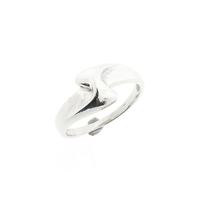Image 1 of Silver ring with fantasy design