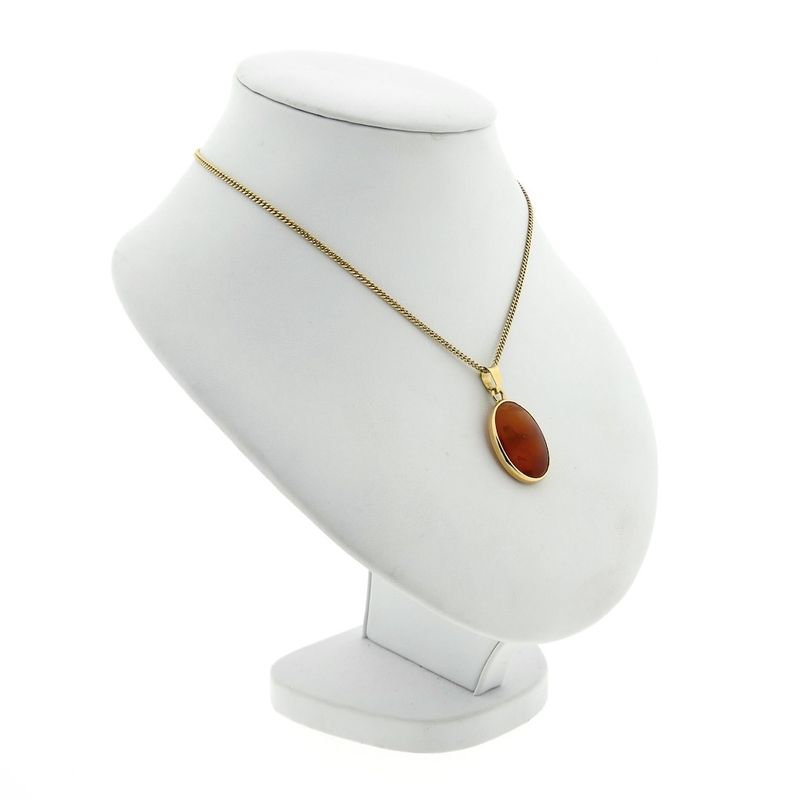 Image 7 of Gold pendant with amber