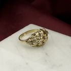 Image 2 of Gold ring with leaves