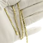 Image 10 of Gold closed Figaro link chain