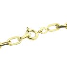 Image 2 of Gold wide anchor link bracelet