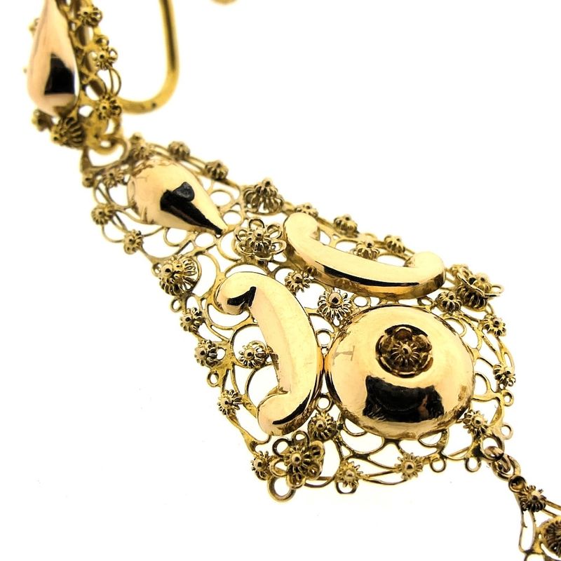 Image 6 of Vintage gold earrings