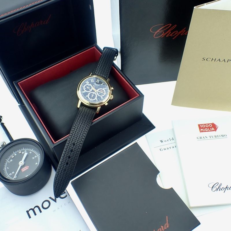 Image 4 of Chopard Mille Miglia Limited Edition; 18k gold chronograph watch