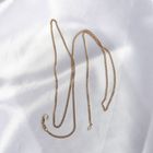 Image 2 of Long gold gourmet link necklace | 61 cm