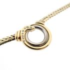Image 8 of Gold necklace with a fixed pendant and diamonds | approx. 0.04 ct. | 45 cm