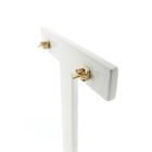 Image 4 of Gold stud earrings with zirconia