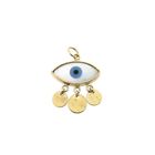 Image 1 of Gold pendant with Nazar (Lucky Eye)