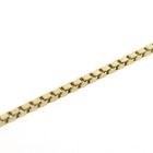 Image 3 of Gold long Venetian link necklace | 61 cm