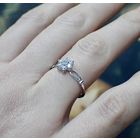 Image 2 of Silver entourage ring with zirconia