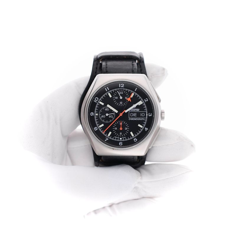 Image 9 of Tutima Military Chronograph 798-01; Automatic Men's Watch